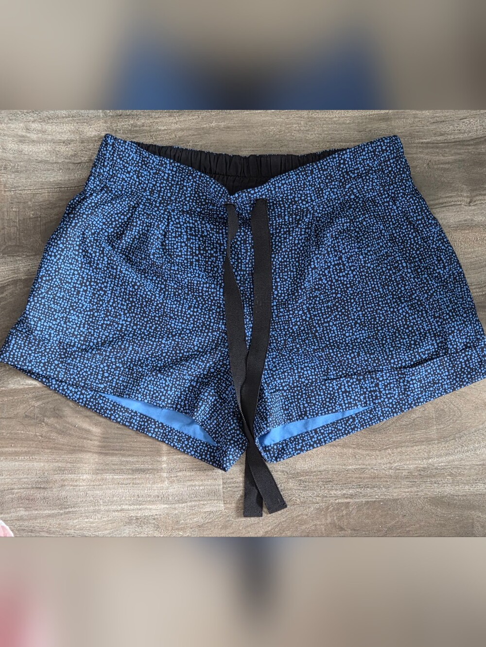 Women’s Lululemon Blue Printed Active Shorts